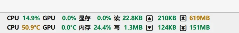 系统监控工具,LiteMonitor软件体验插图6 系统监控工具,LiteMonitor软件体验插图6