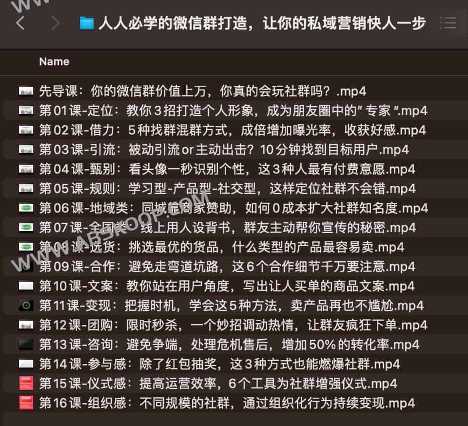 人人必学的微信群打造，让你的私域营销快人一步
