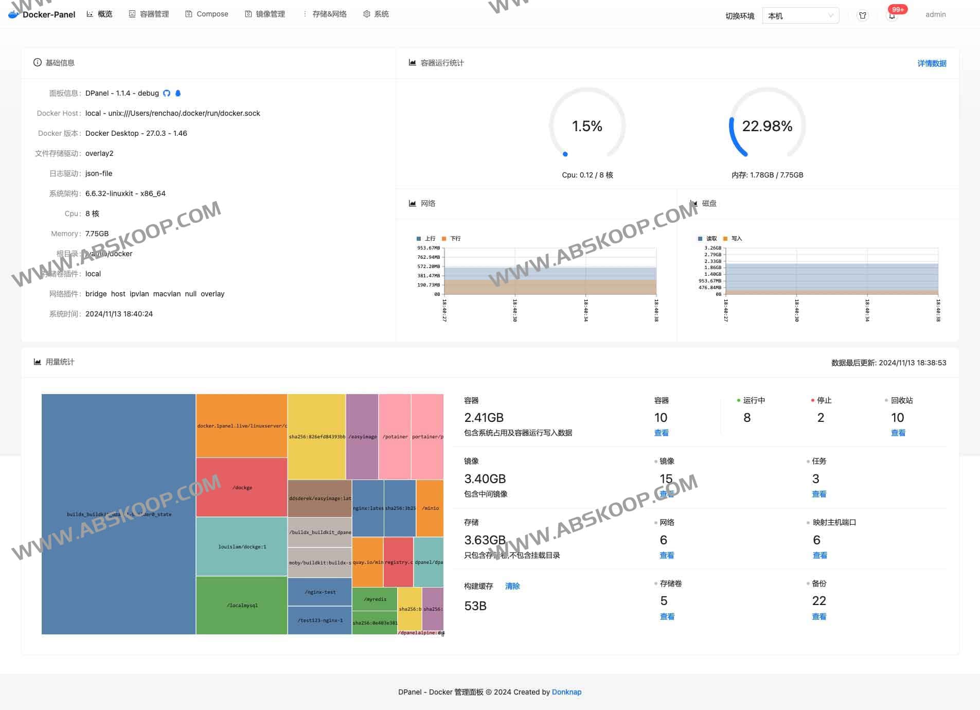 DPanel：开源Docker 可视化面板系统
