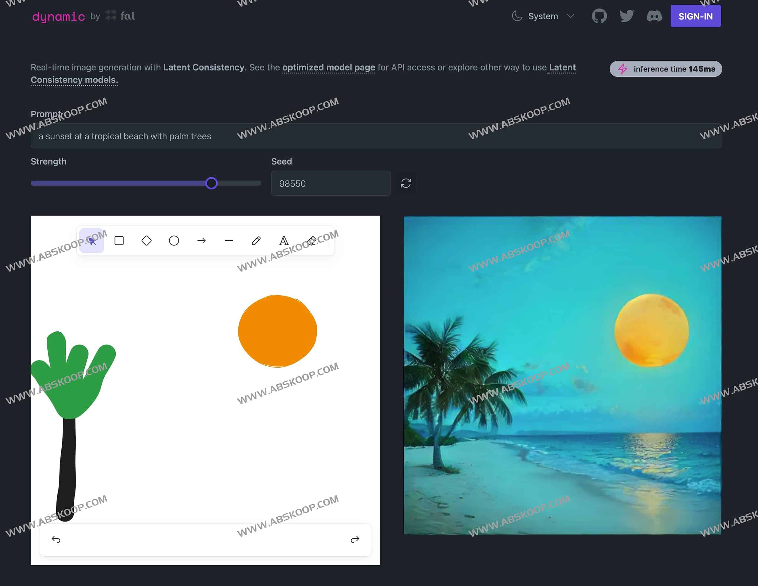 手绘图AI实时图像生成工具-dynamic
