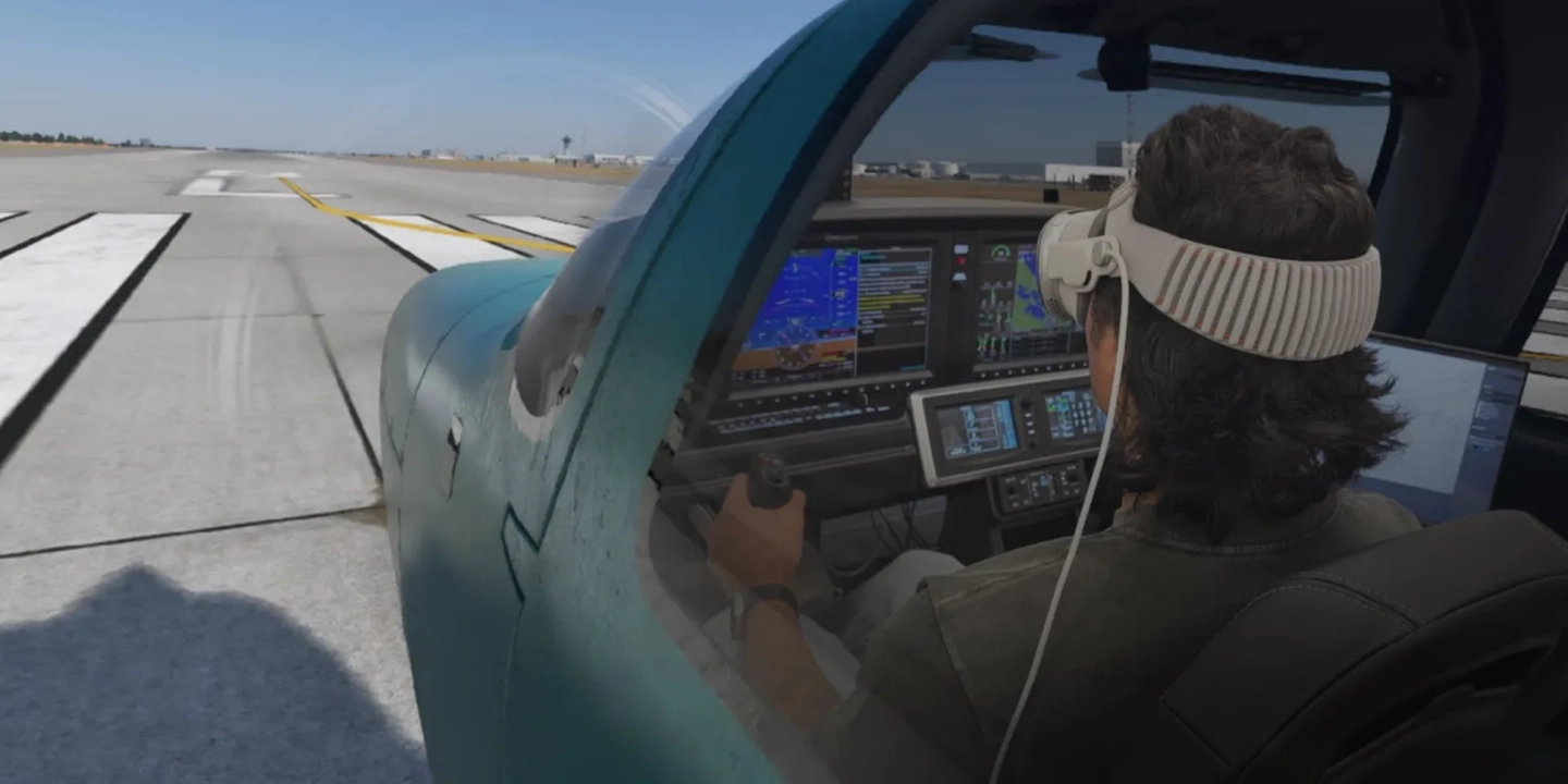 沉浸式开飞机：苹果 Vision Pro 头显将迎“全球最先进飞行模拟器” X-Plane 12插图