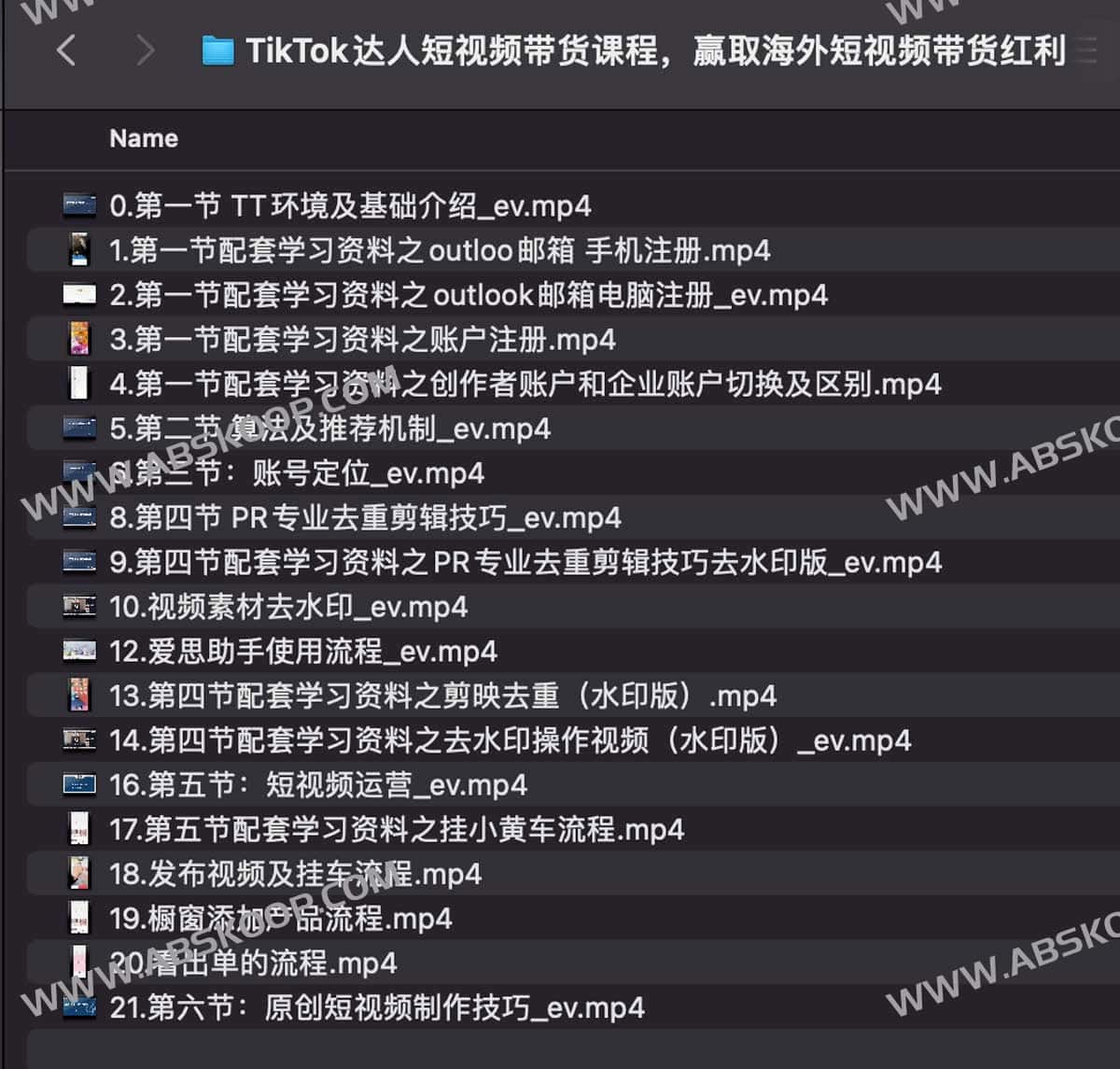 TikTok达人短视频带货课程，赢取海外短视频带货红利