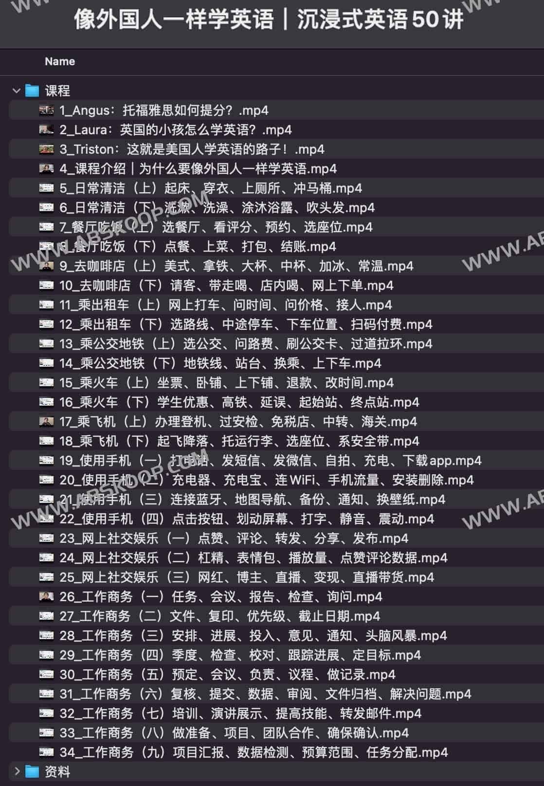 像外国人一样学英语 沉浸式英语50讲 马正扬Ma