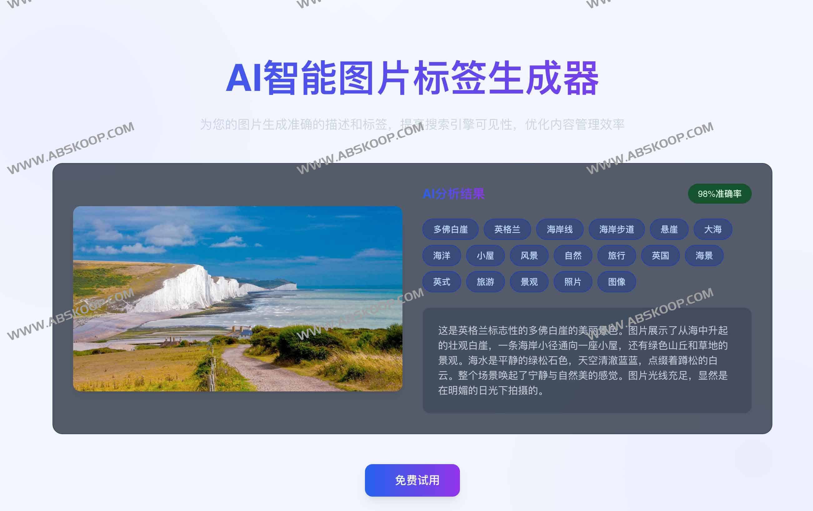 Describe Picture：AI图像与视频智能分析一站式平台