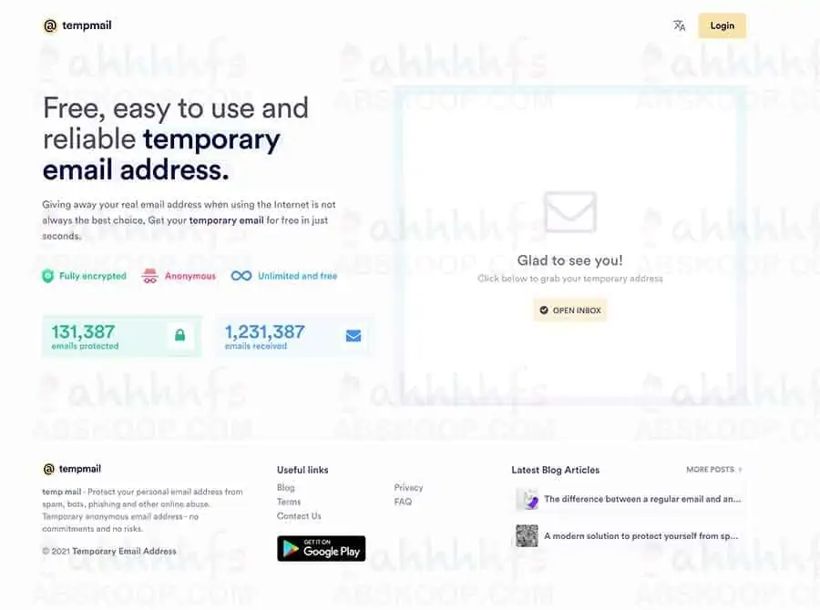 Temp Mail：免费、易用且可靠的临时邮箱
