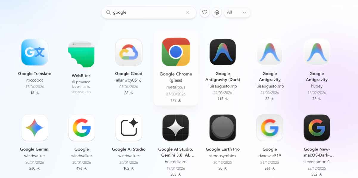 macOSicons：超 3 万枚免费 Mac应用图标下载，拯救桌面强迫症