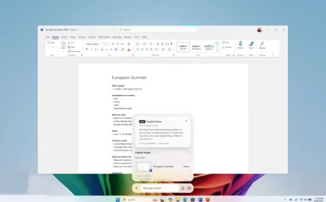 微软 Win11 Copilot 应用新功能:文件搜索与视觉助手开启测试插图1 微软 Win11 Copilot 应用新功能:文件搜索与视觉助手开启测试插图1