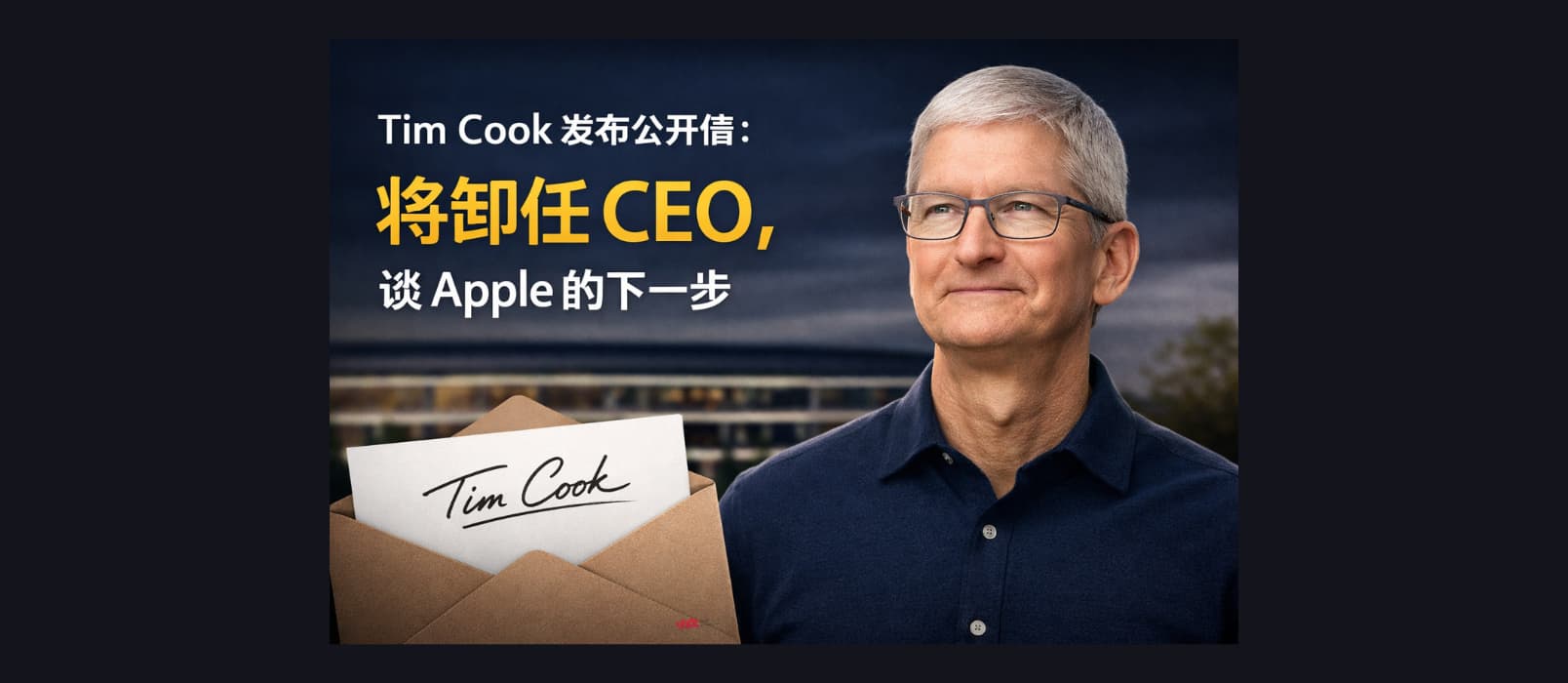 Tim Cook 卸任苹果CEO，谈 Apple 的下一步 1