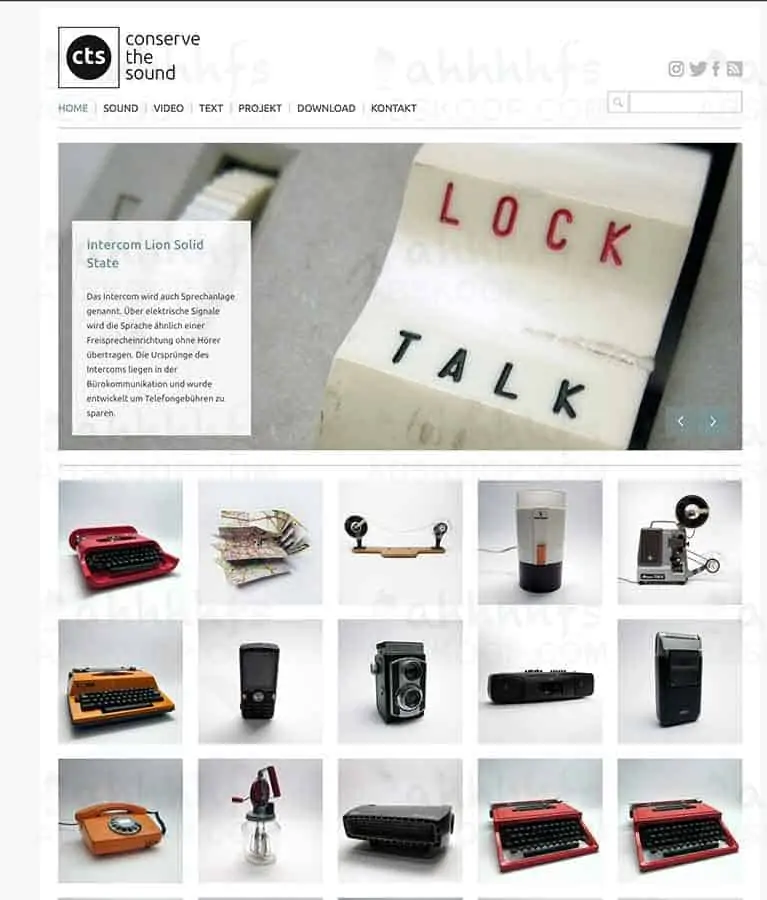 怀旧老物件声音在线存档：Conserve the sound