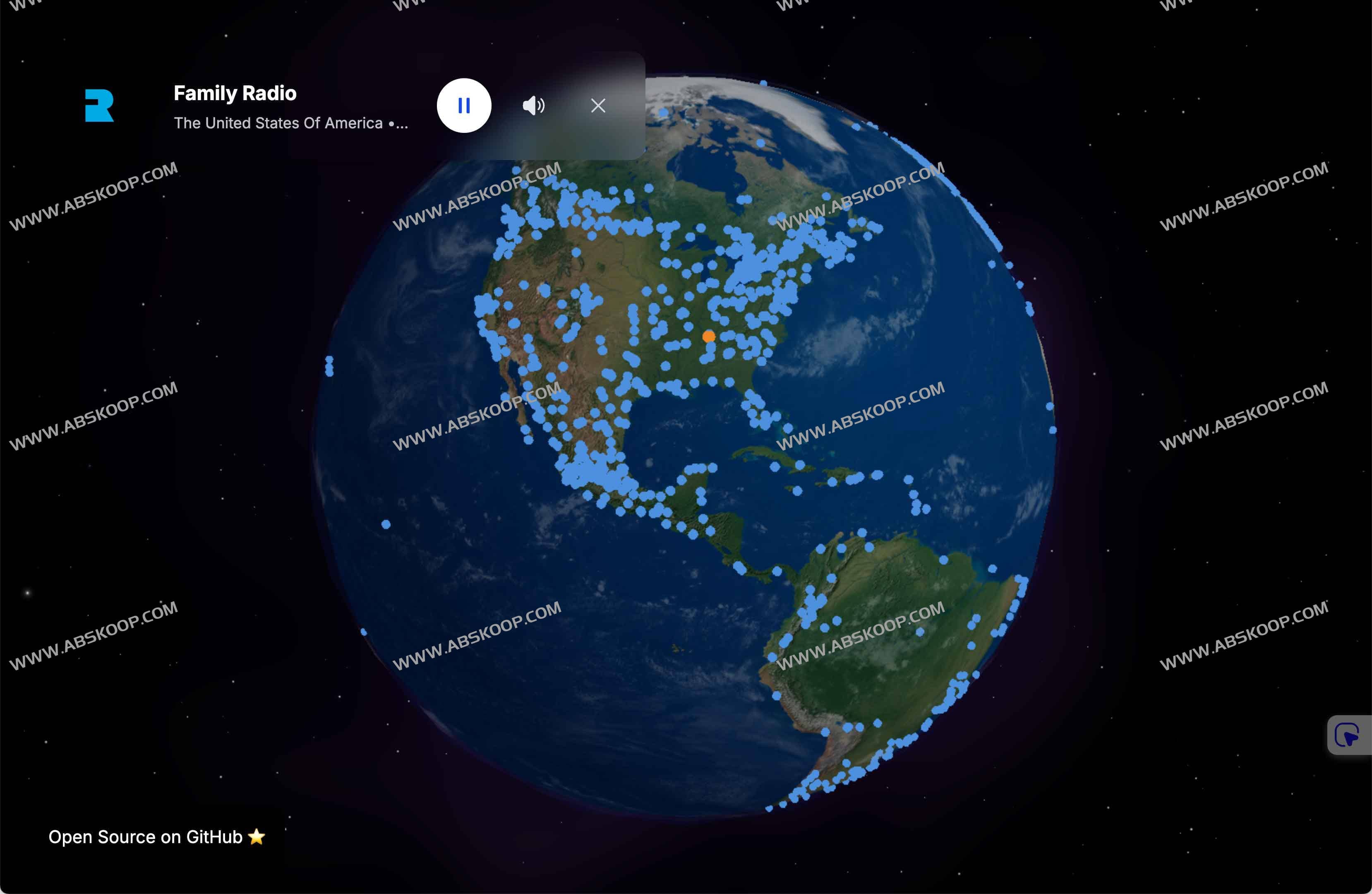 Vibe Radio：全球互动3D无线电台探索平台，实时收听世界各地广播