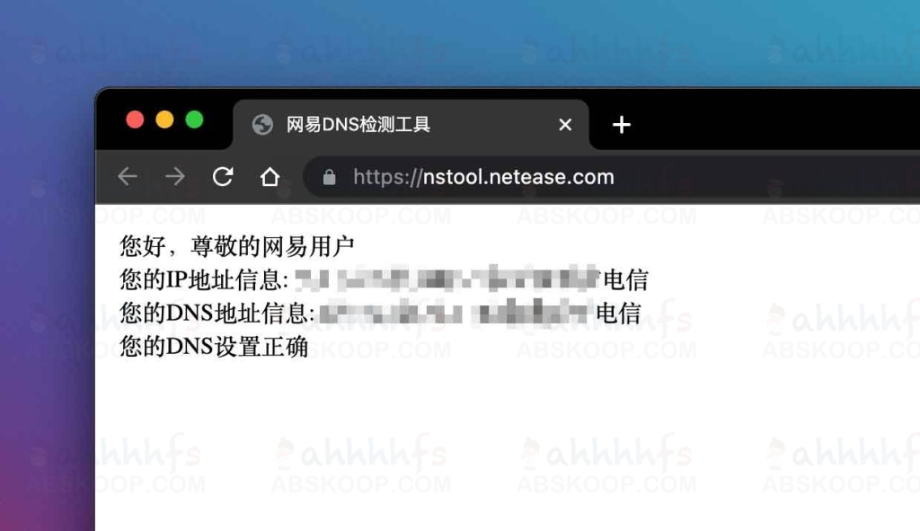 1638020348 f4e96924a90e7a3 | 网易获取用户IP DNS的接口｜网站