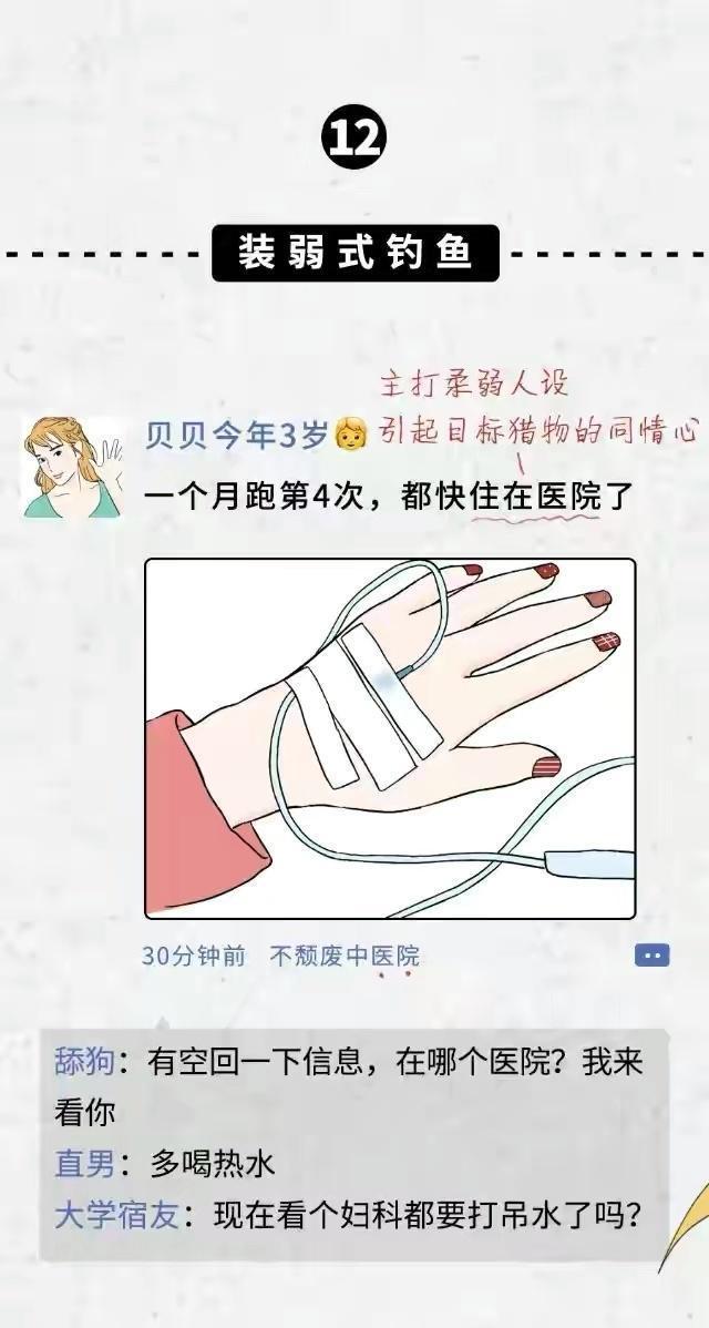 | 女孩朋友圈的十八种“钓鱼”方式，看看你的朋友圈里出现过吗？