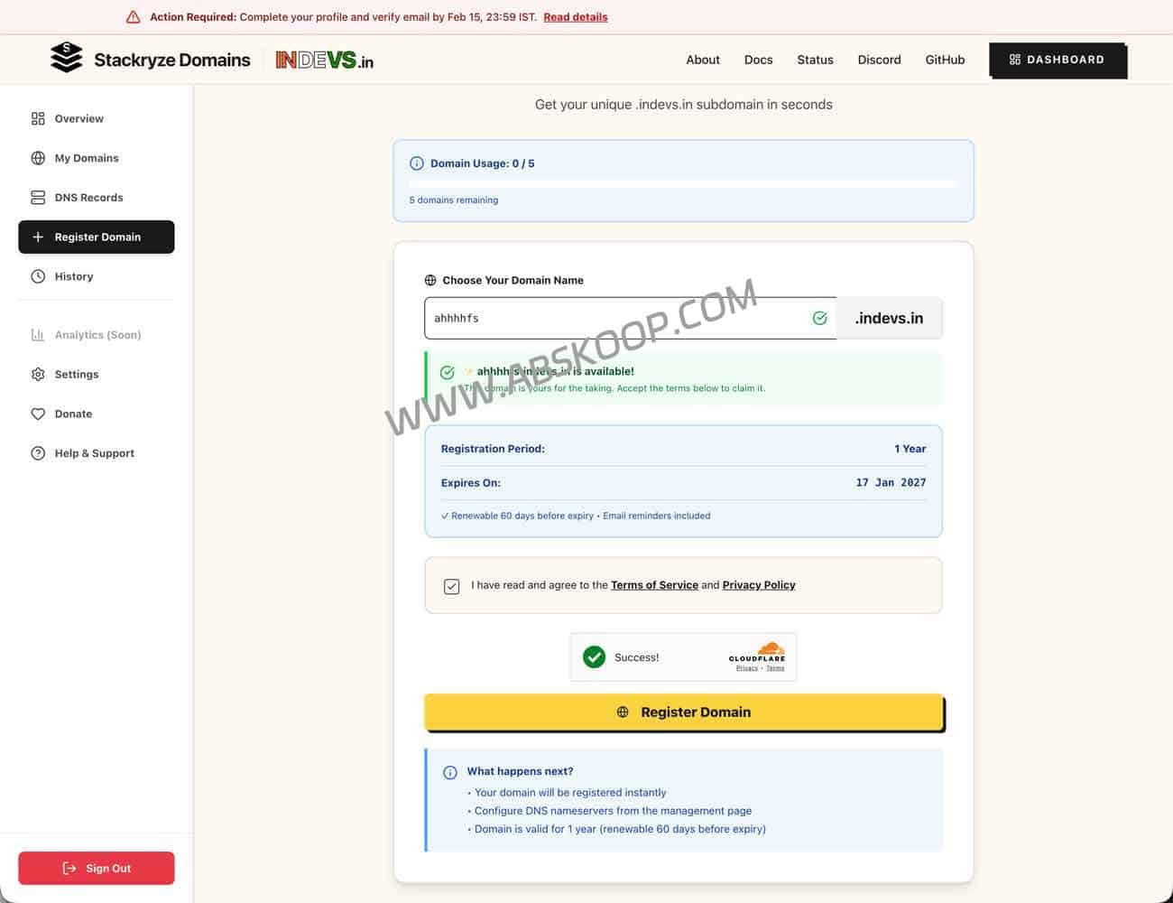0成本建站指南：2026 最新免费二级域名申请与 Cloudflare SSL 配置 (Stackryze)