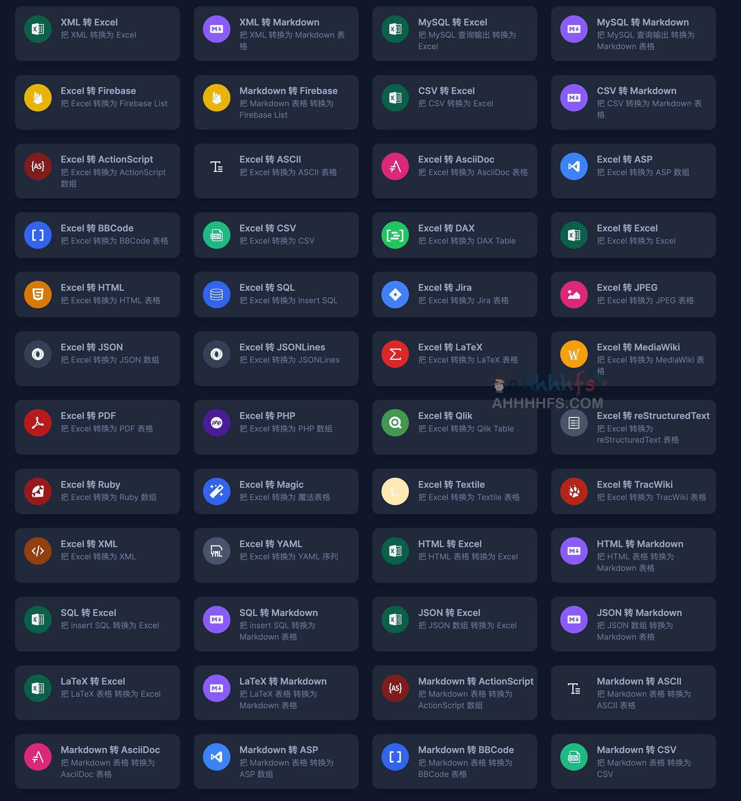 TableConvert-免费在线表格转工具 让表格转换变得更容易