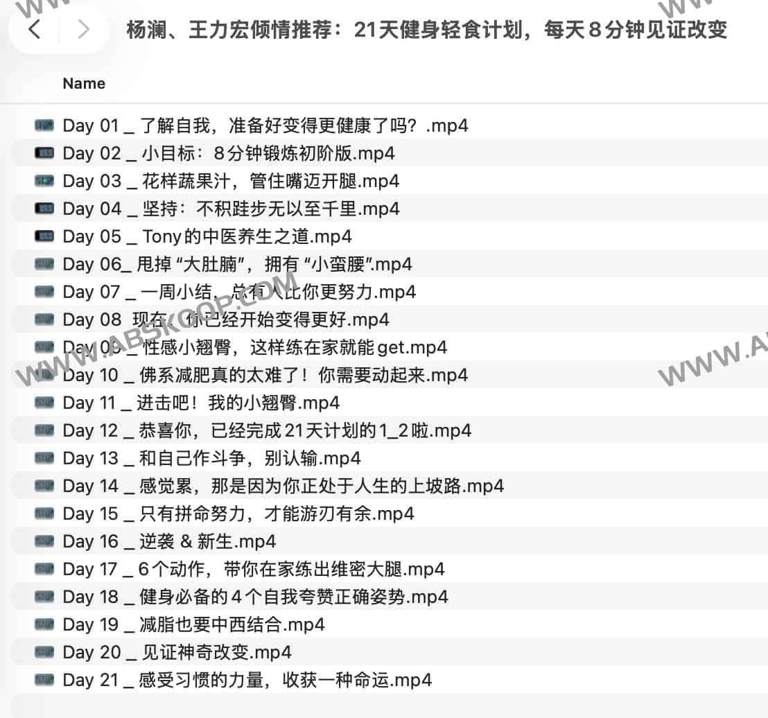 杨澜、王力宏倾情推荐：21天健身轻食计划，每天8分钟见证改变