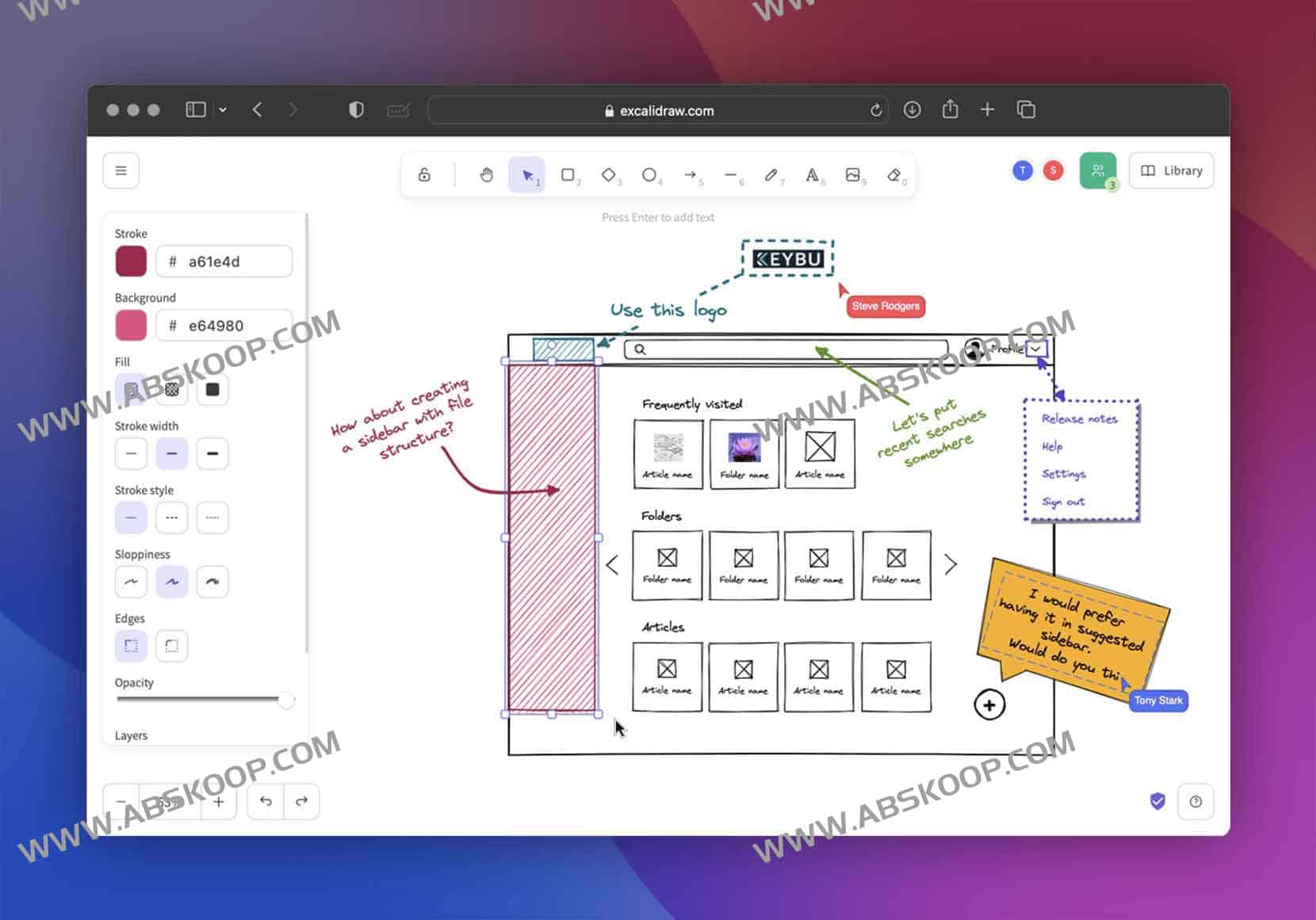 免费开源Excalidraw在线白板：手绘风格实时协作神器