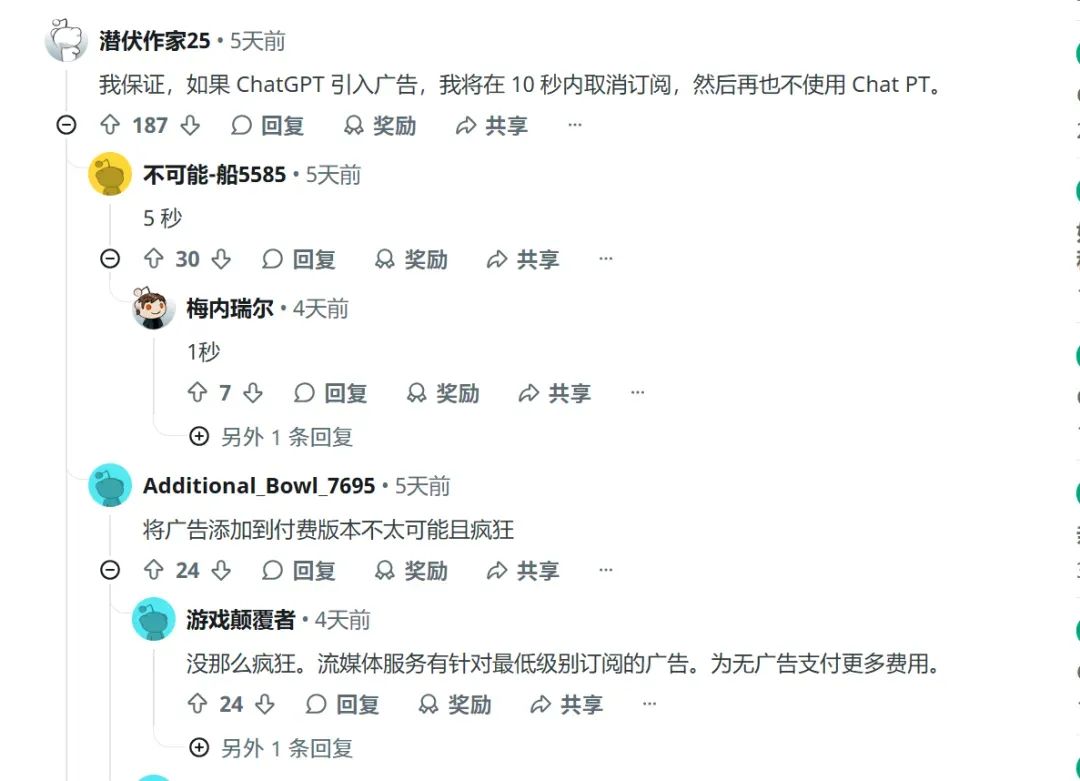 革了网站命的AI,现在开始加入广告了插图5 革了网站命的AI,现在开始加入广告了插图5
