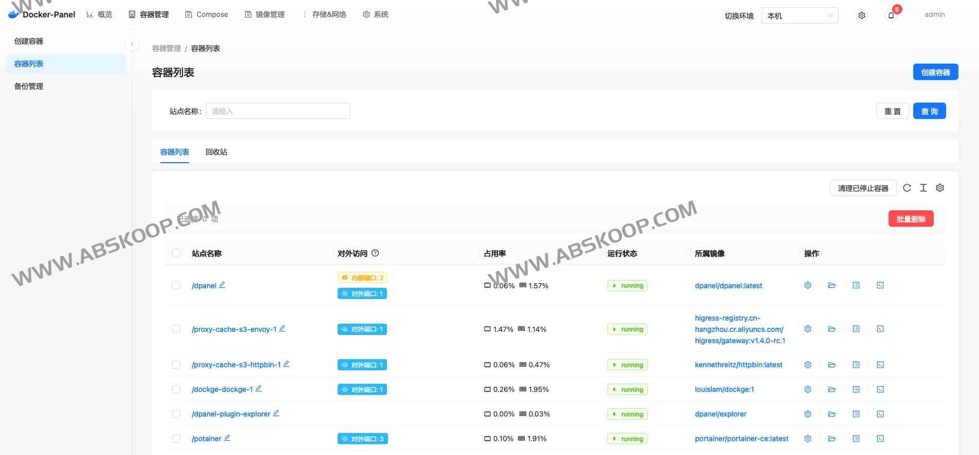 DPanel：开源Docker 可视化面板系统