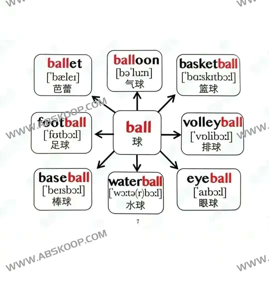 高中英语单词思维导图记忆