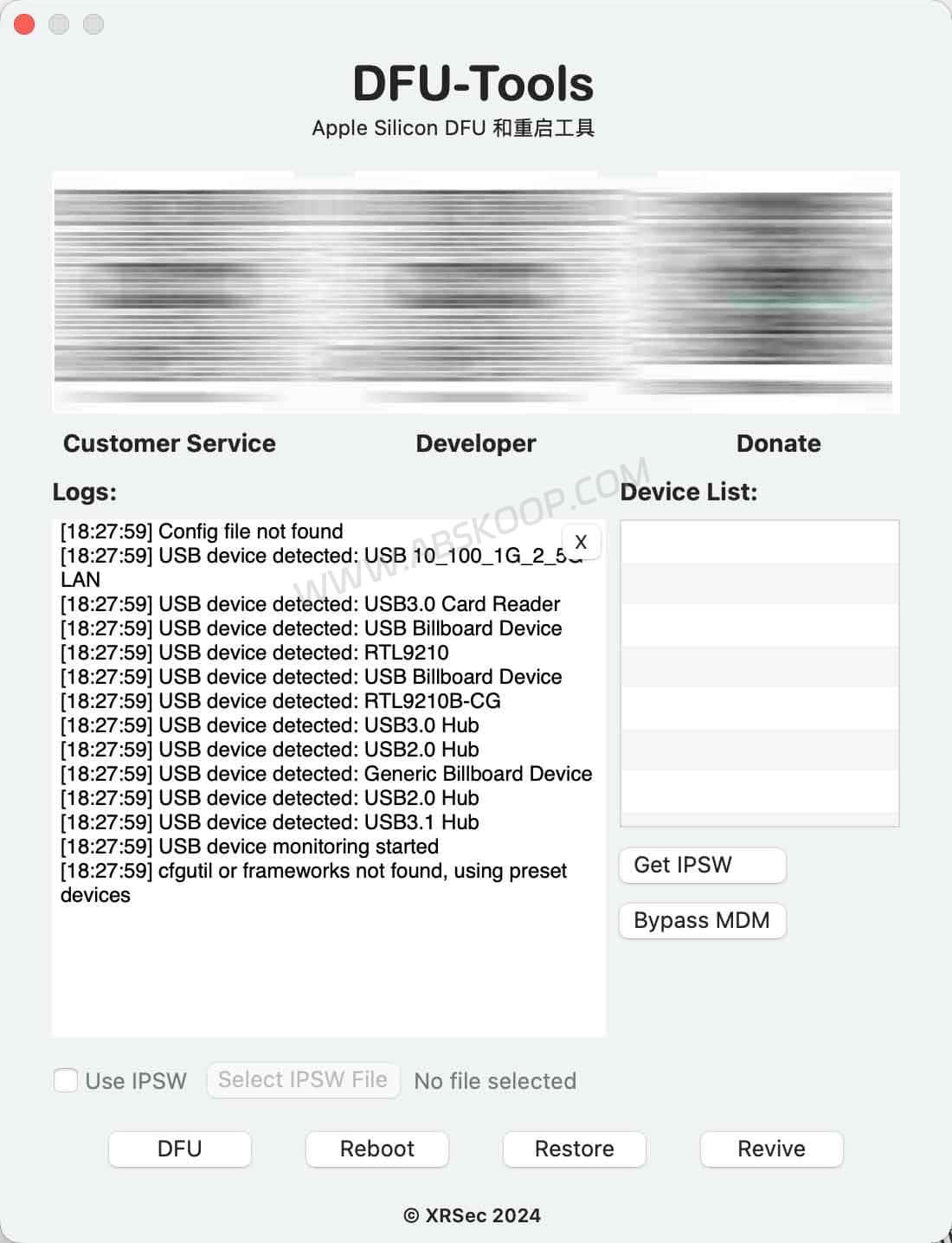 Mac DFU 恢复教程:Revive 与 Restore 区别,以及开源辅助工具 DFU-Tools 4 Mac DFU 恢复教程:Revive 与 Restore 区别,以及开源辅助工具 DFU-Tools