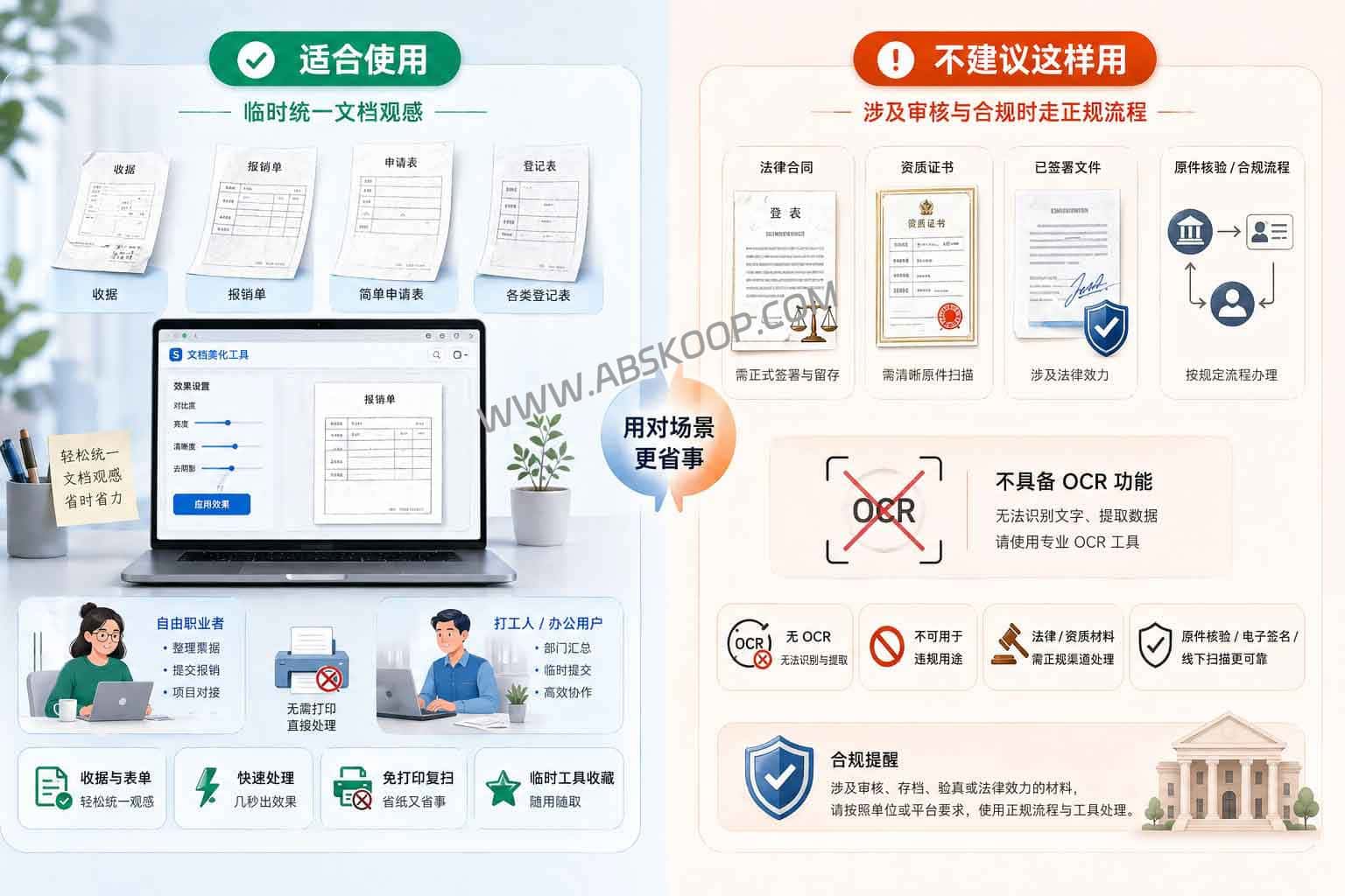 Scanned Maker：在线 PDF扫描效果工具，浏览器本地处理免去打印复扫