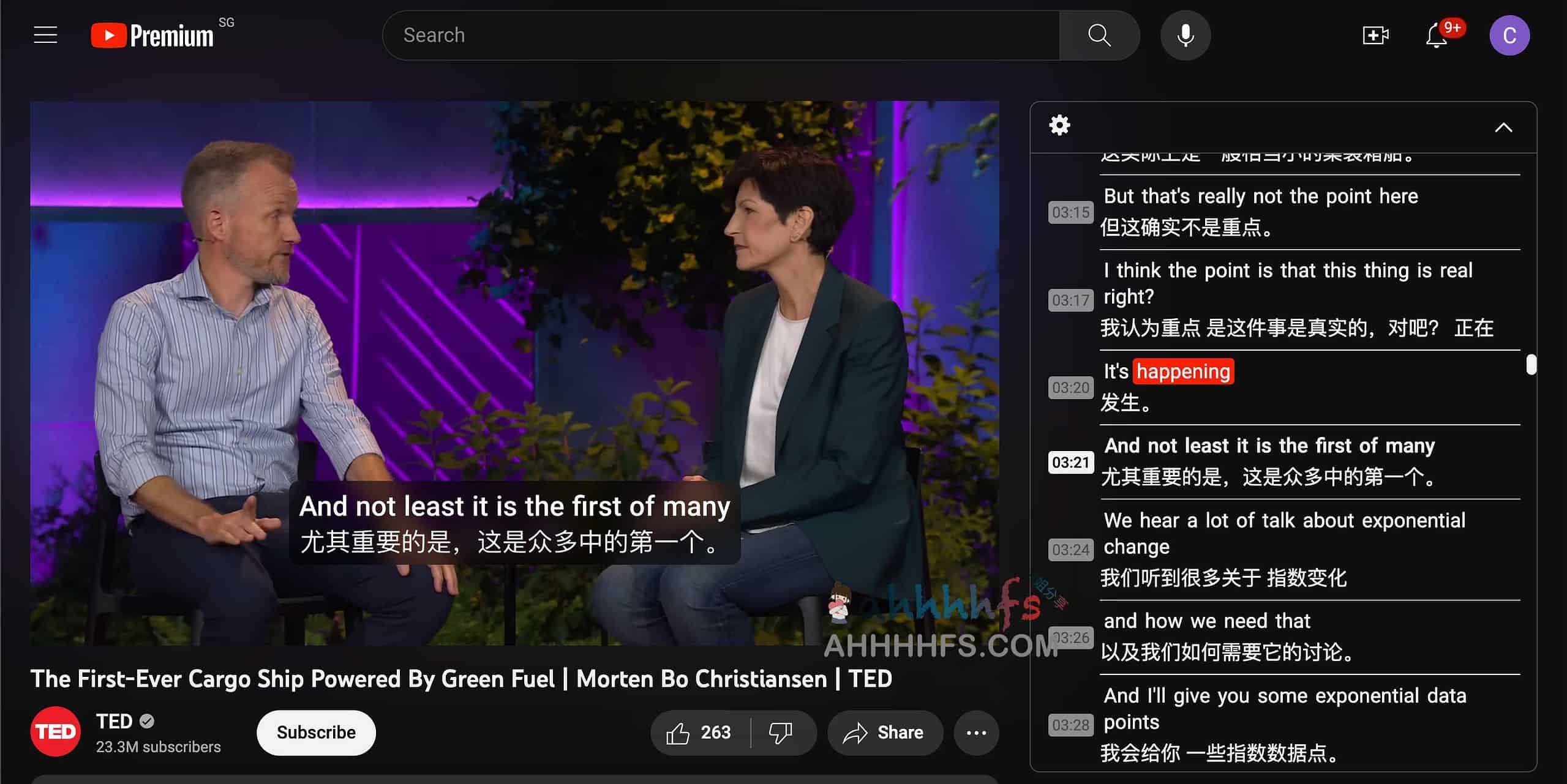 EnglishXYZ - YouTube 双语字幕、沉浸式英语学习与划词翻译