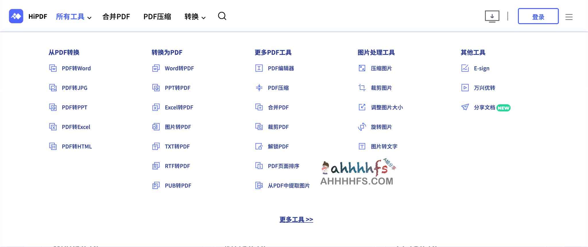 在线免费PDF转换器 PDF编辑工具-HiPDF