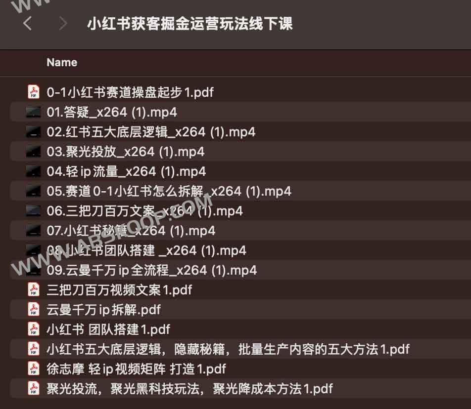 小红书获客掘金运营玩法线下课
