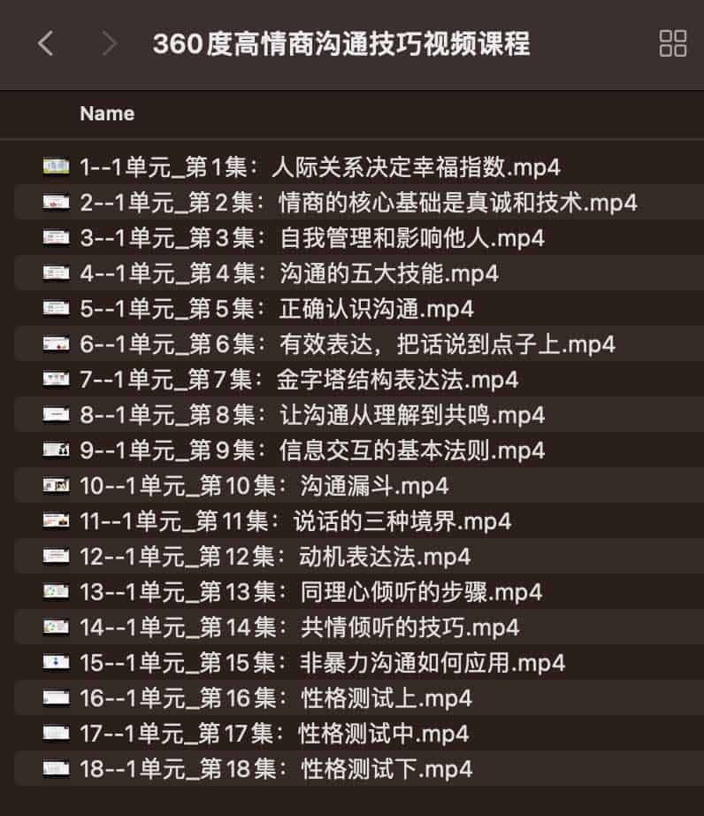360度高情商沟通技巧视频课程