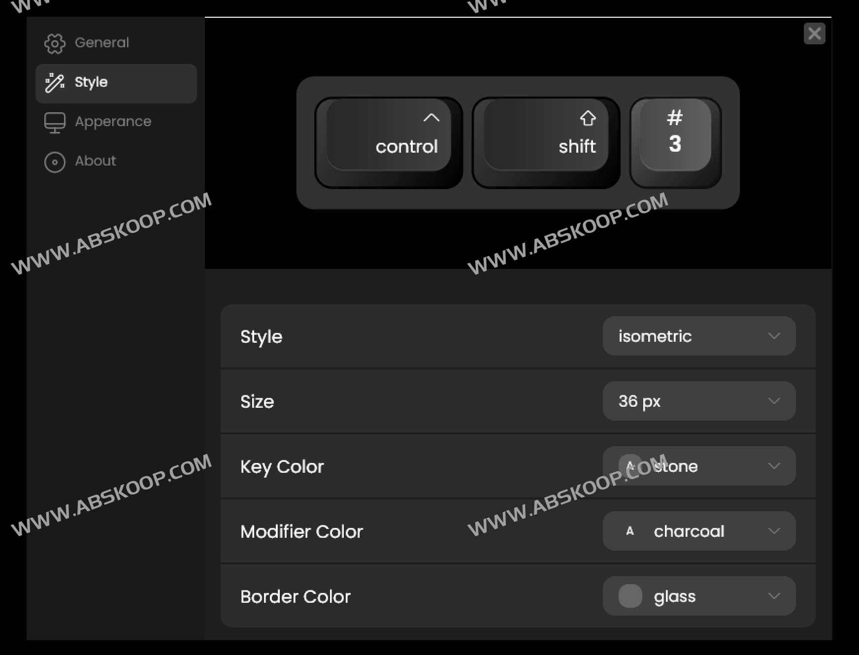 Keyviz-开源实时键鼠输入可视化软件 实时显示输入按键