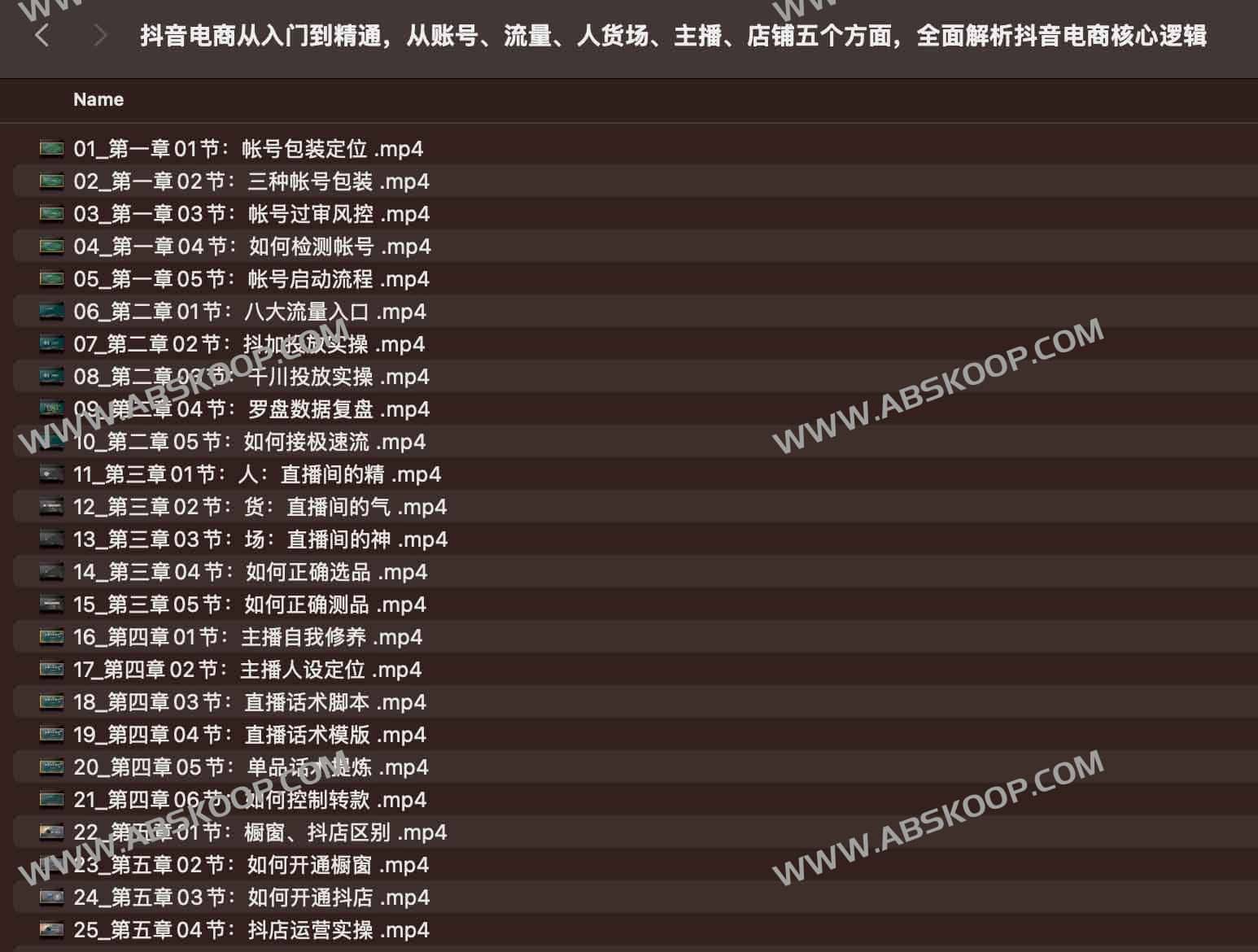 抖音电商从入门到精通，​从账号、流量、人货场、主播、店铺五个方面，全面解析抖音电商核心逻辑