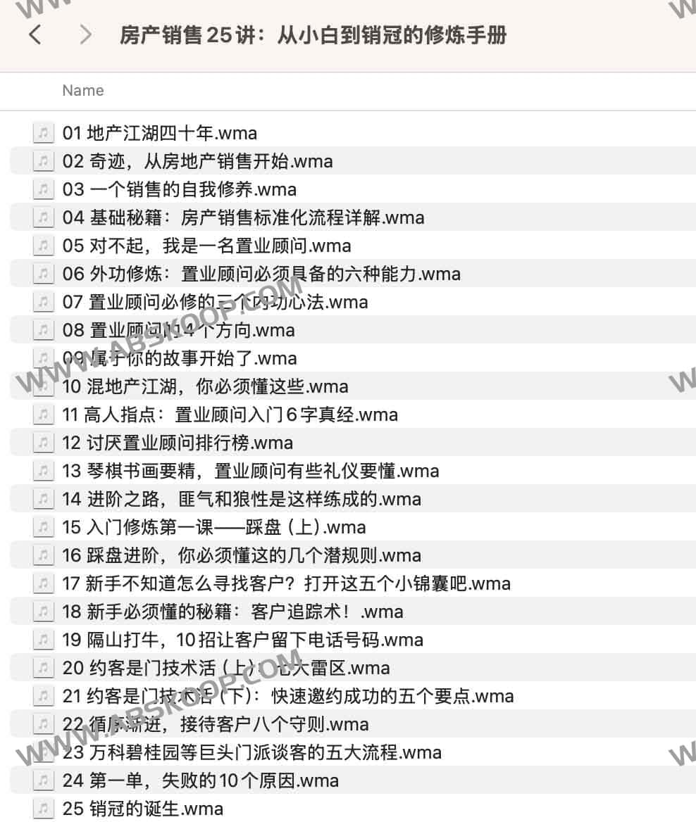 房产销售25讲：从小白到销冠的修炼手册