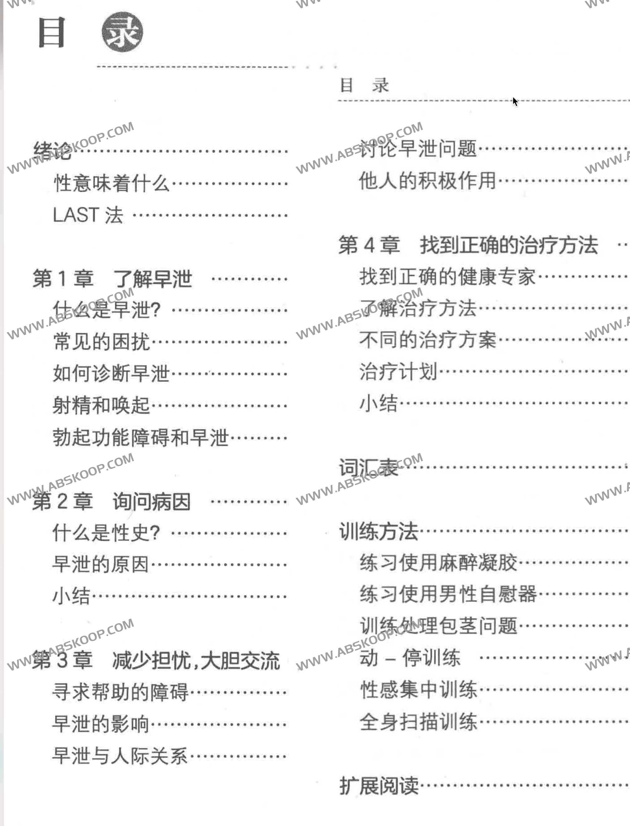 持久的成功 早xie治疗手册