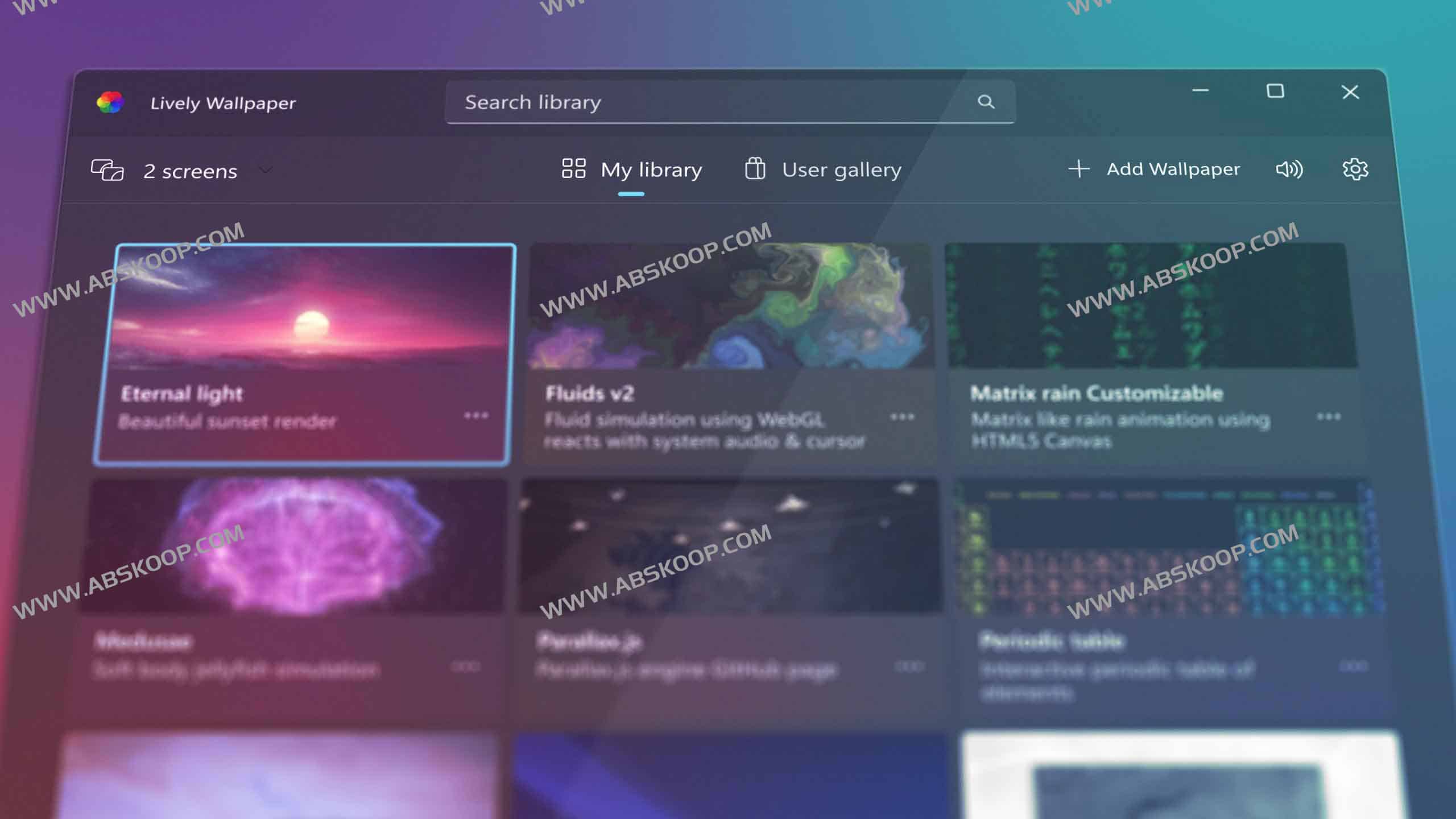 Lively Wallpaper：免费开源的桌面动态壁纸与屏保工具（多屏/超宽支持）