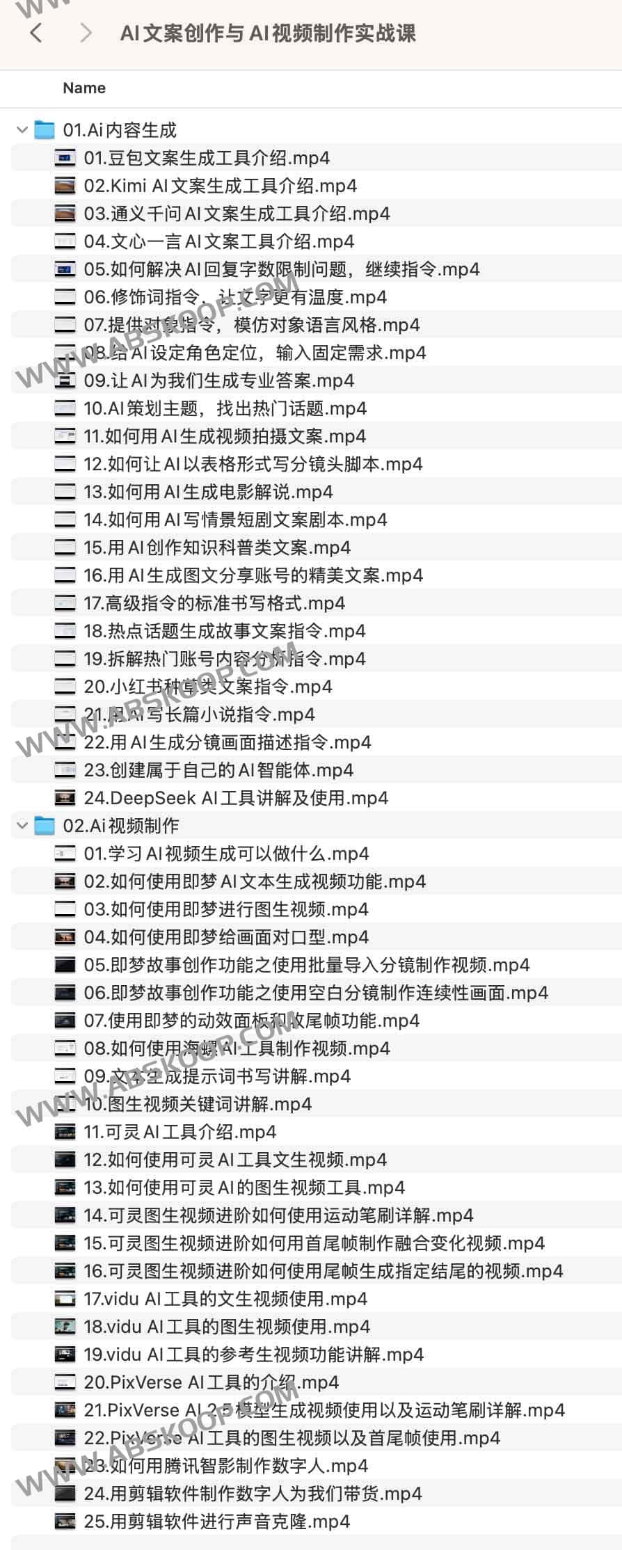 AI文案创作与AI视频制作实战课