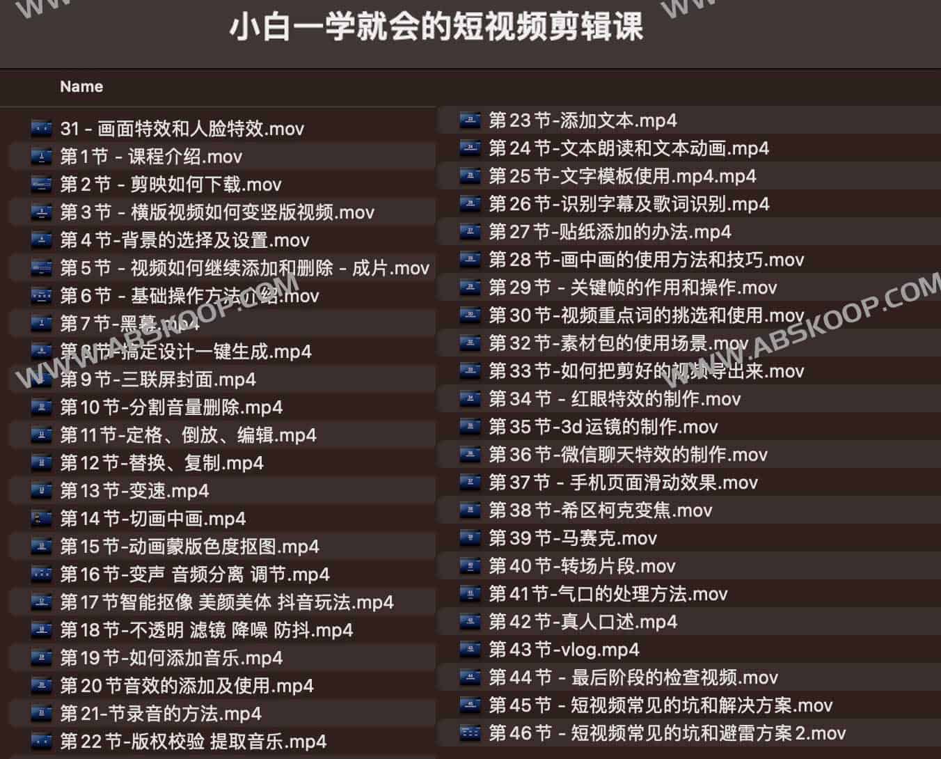 魏不惑 小白一学就会的短视频剪辑课