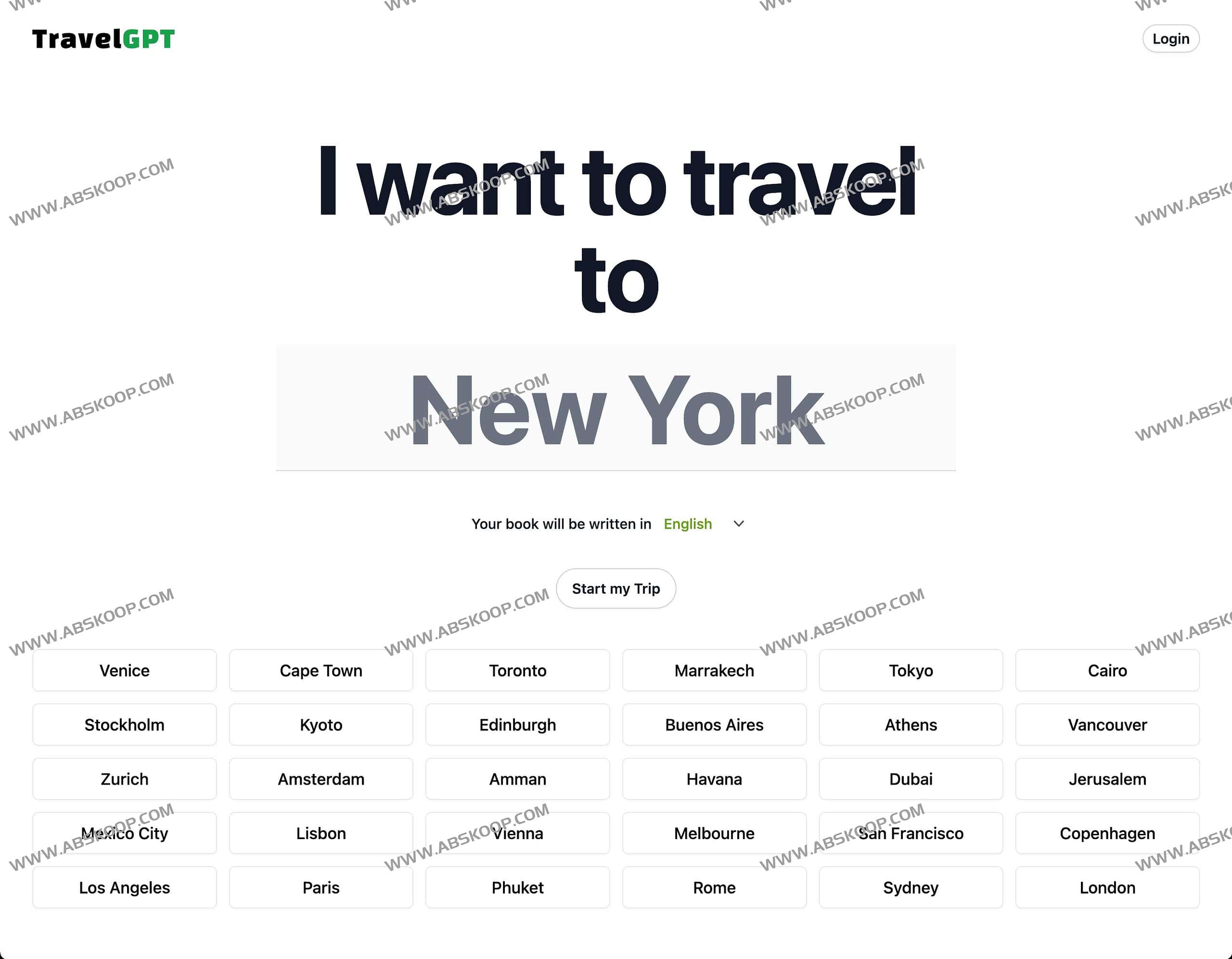 TravelGPT-在线AI旅游小助手