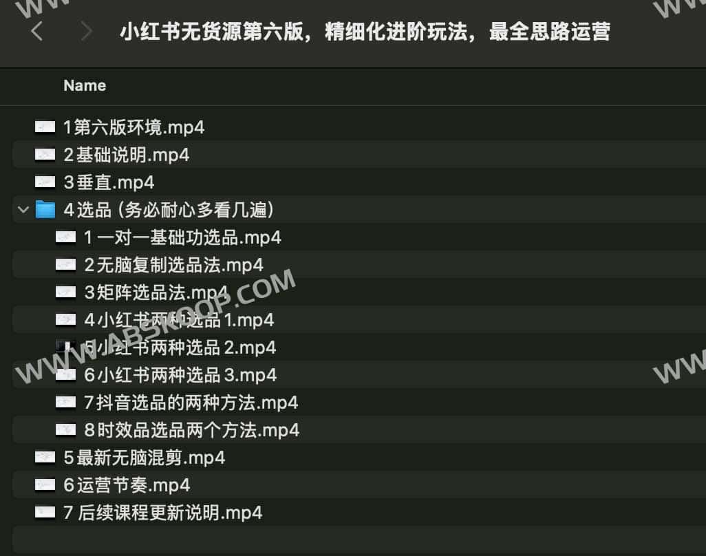 绅白不白 小红书无货源第六版，精细化进阶玩法，最全思路运营