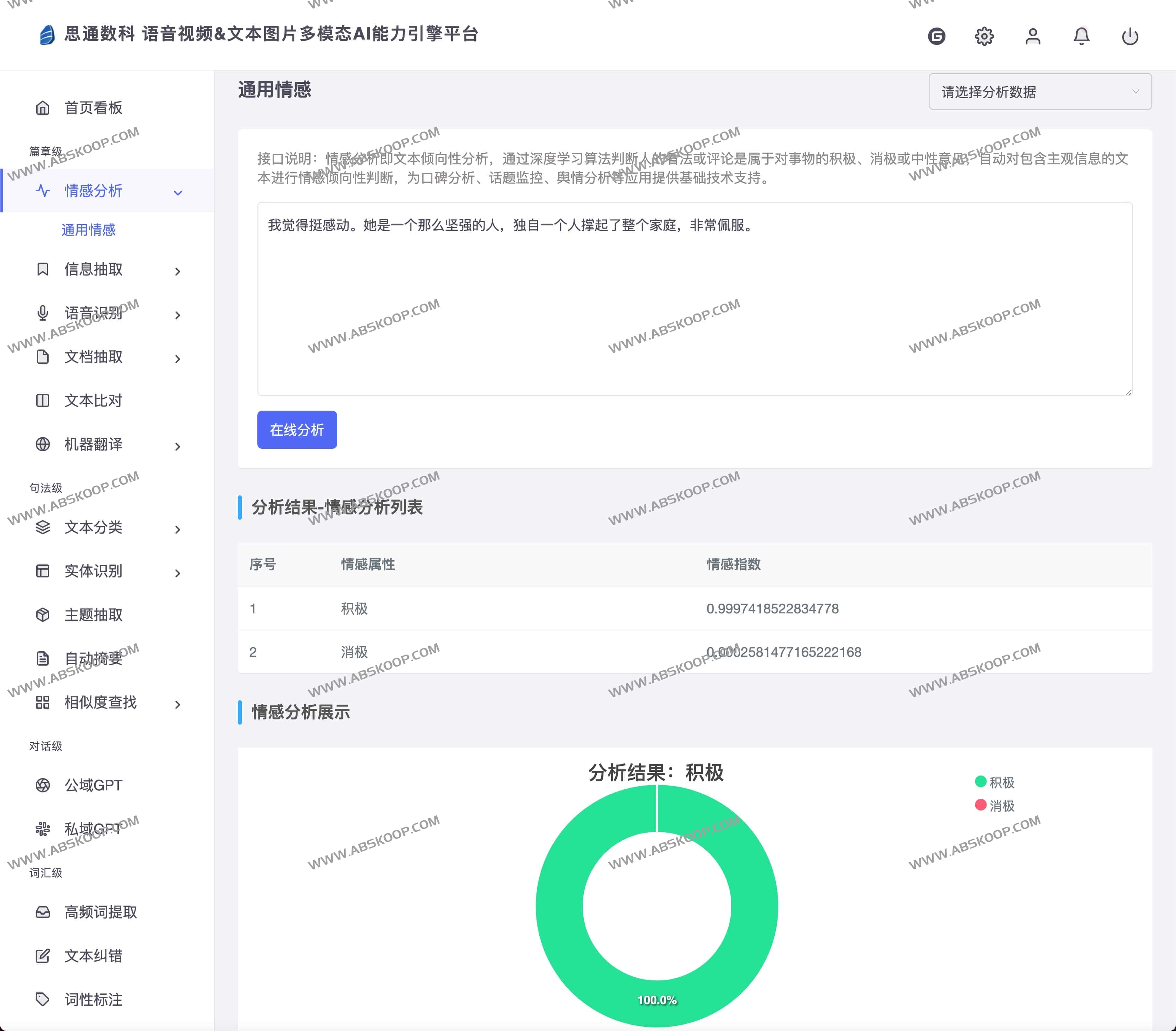 免费语音视频 文本图片多模态AI能力引擎平台- 思通数科 StoneDT