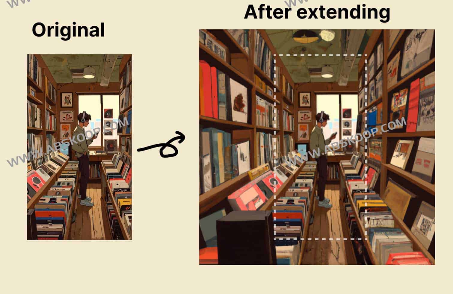 AI图像扩展器 使用 AI 扩展你的图像背景-AI image extender