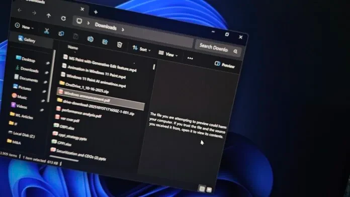 兼顾安全与体验:Win11文件资源管理器将新增“仍要预览”按钮插图 兼顾安全与体验:Win11文件资源管理器将新增“仍要预览”按钮插图