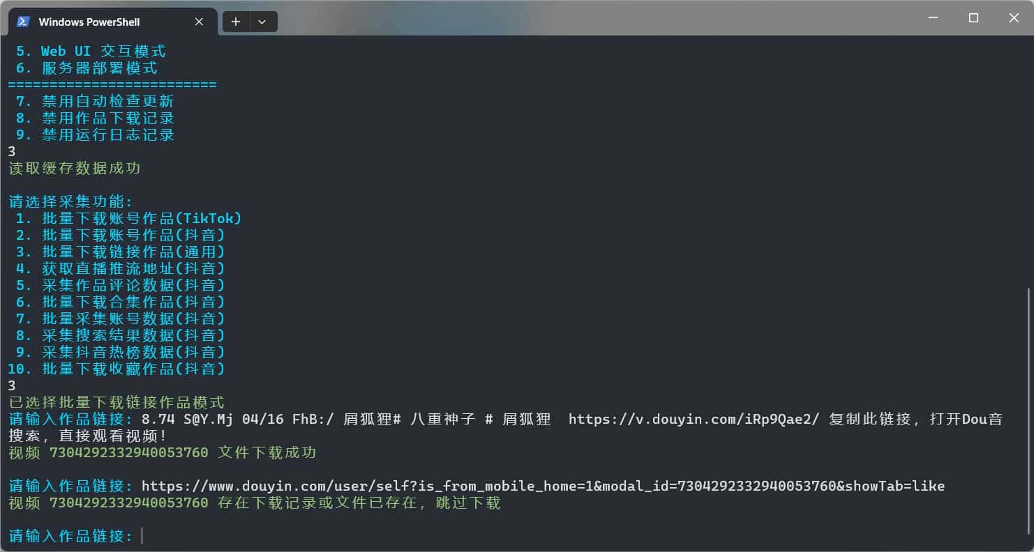 TikTokDownloader-免费开源TikTok抖音数据采集工具 无水印