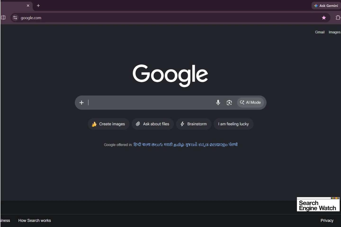 谷歌测试新版搜索主页:移除“Google搜索”按钮,力推AI功能插图 谷歌测试新版搜索主页:移除“Google搜索”按钮,力推AI功能插图