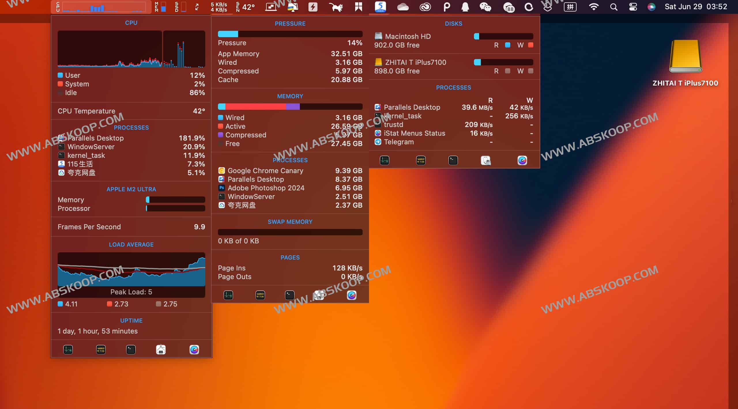 iStat Menus 激活码 + 软件下载