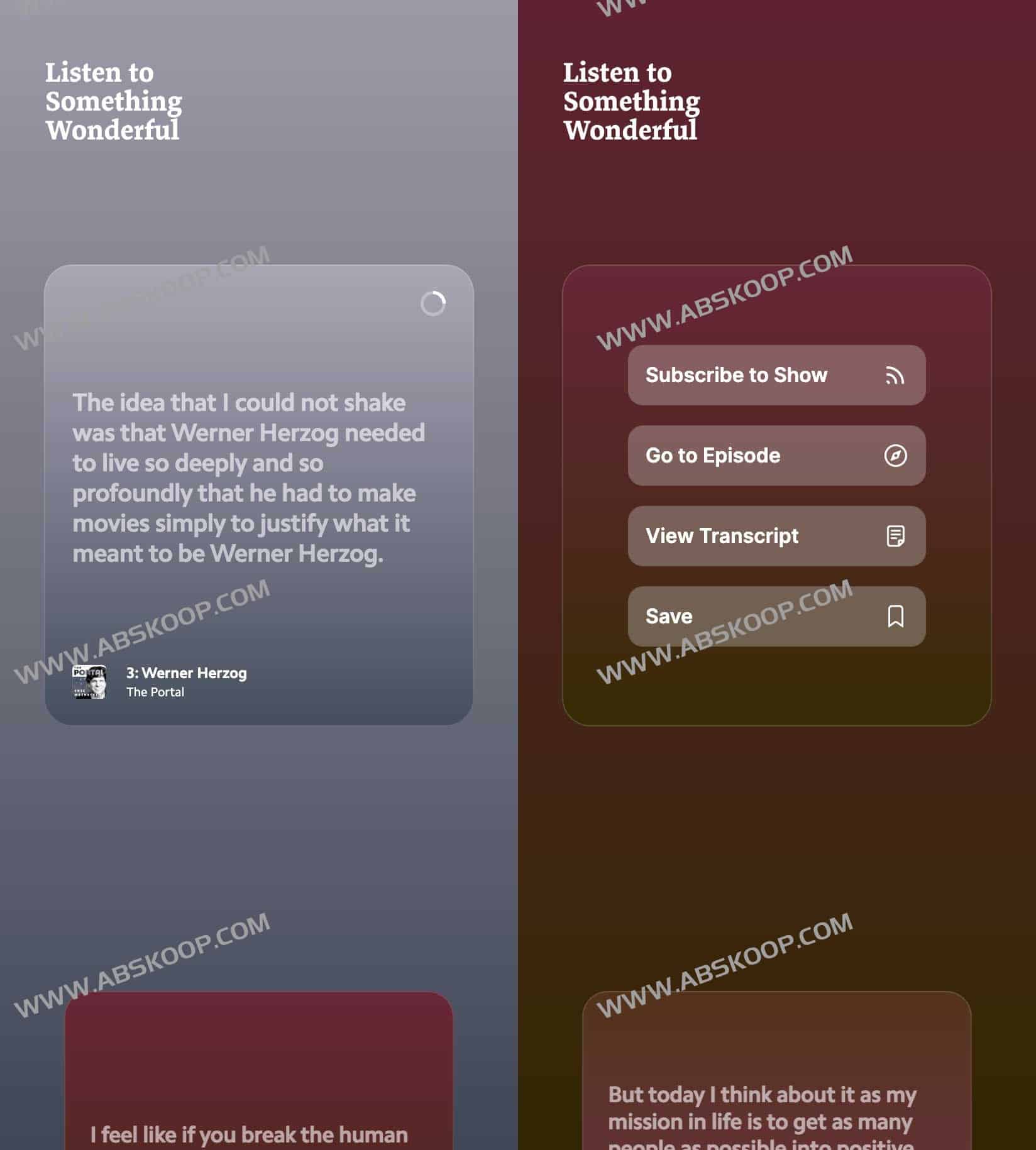 Listen To Something Wonderful-发现优秀的播客
