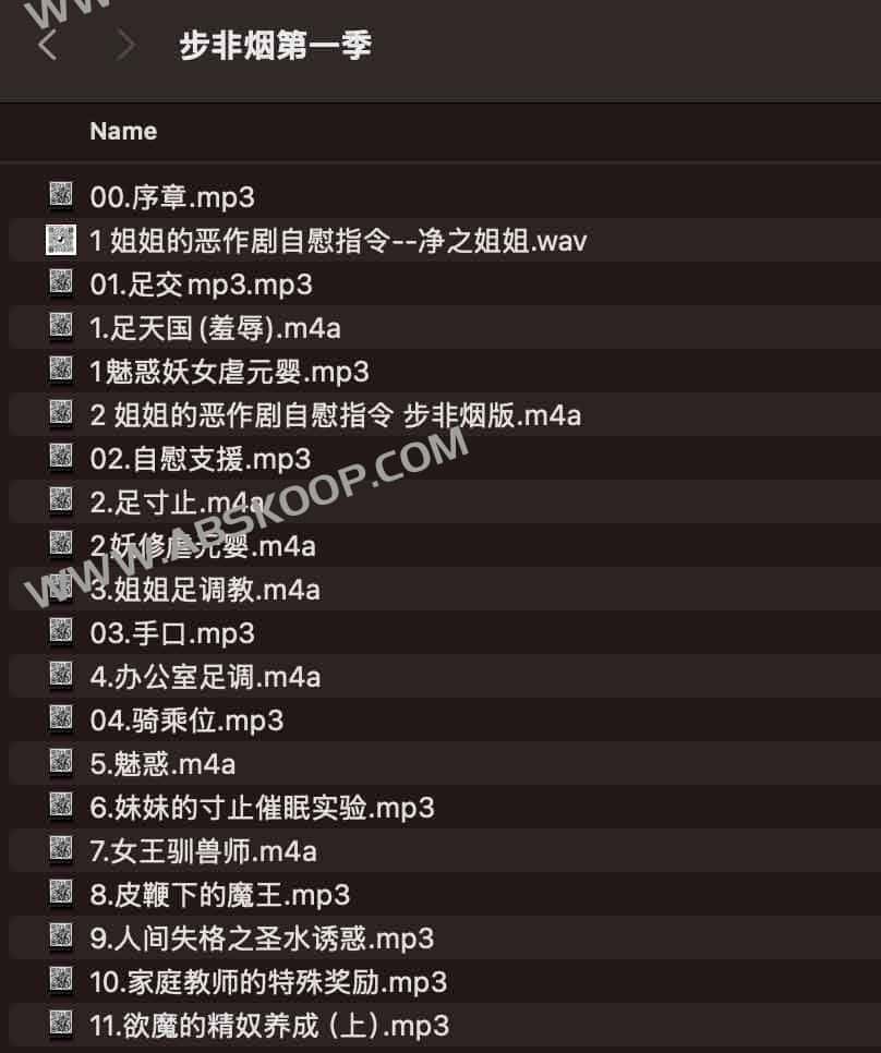 步某非烟第一季A1-A244合集A1-A224