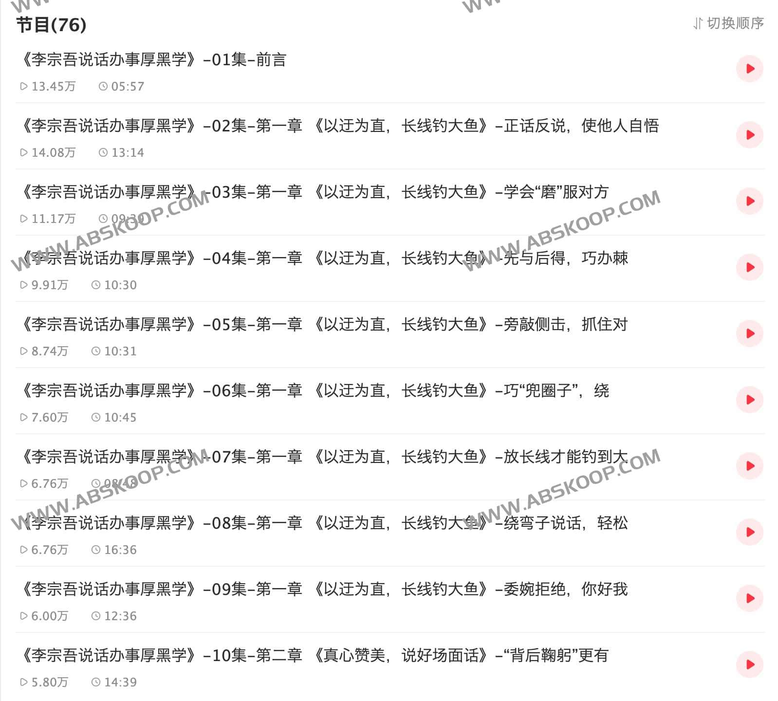 李宗吾说话办事厚黑学