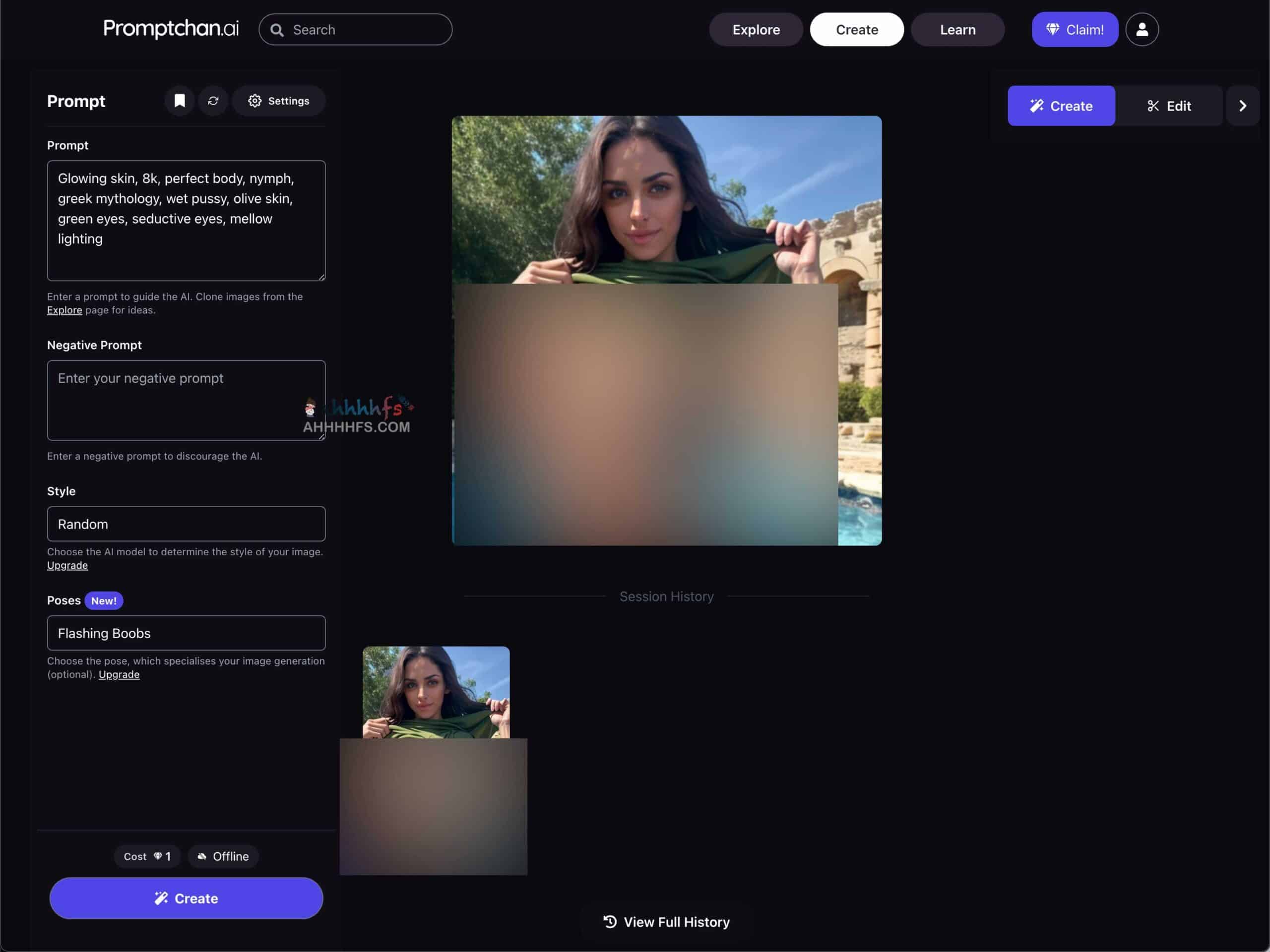 Promptchan-在线人工智能AI图片生成工具 支持大人图片生产