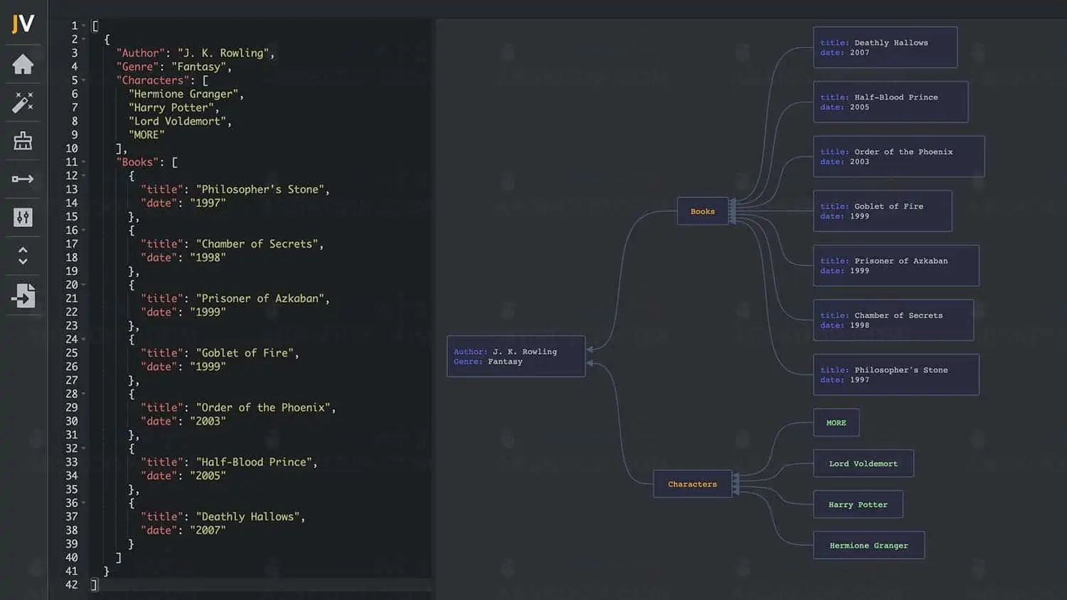 免费开源json可视化编辑器