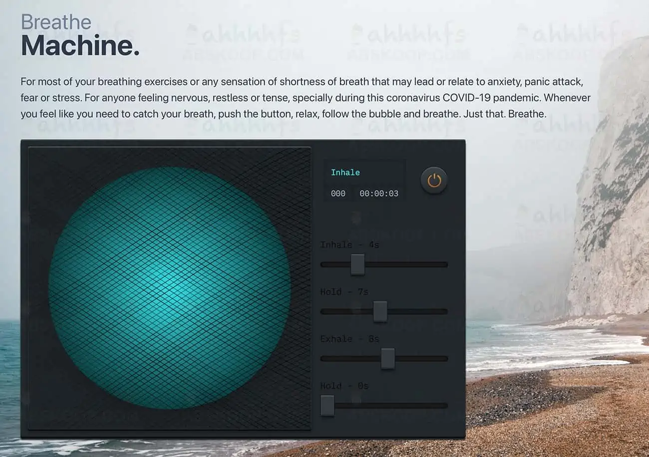 Breathe Machine 在线呼吸机器 缓解压力 放松心情